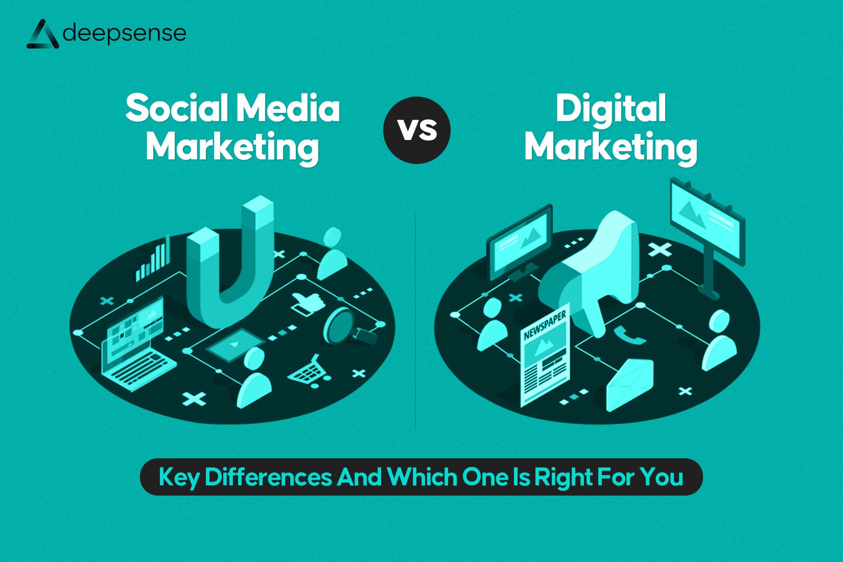 Digital marketing vs Social Media Marketing