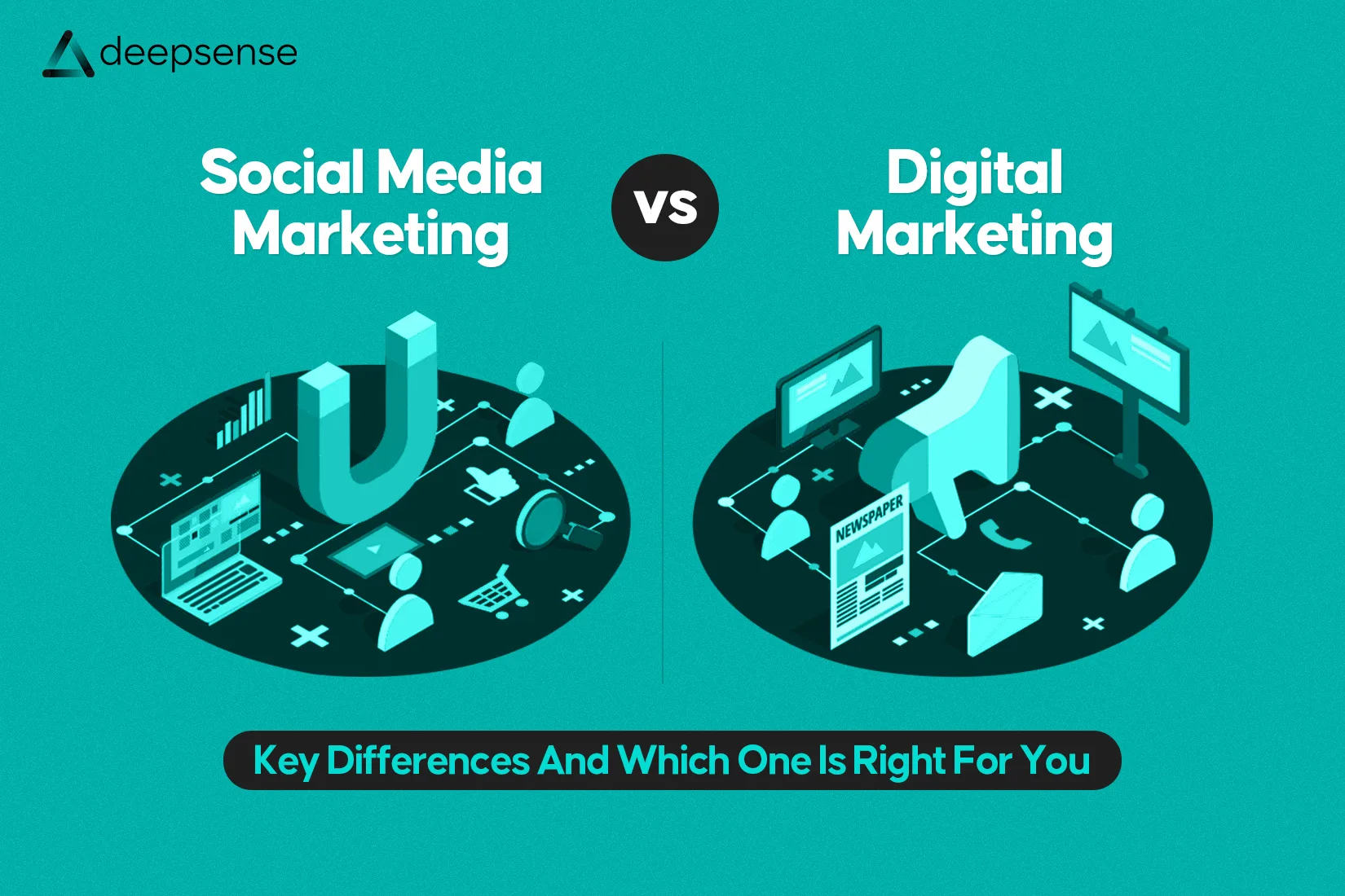 Digital marketing vs Social Media Marketing