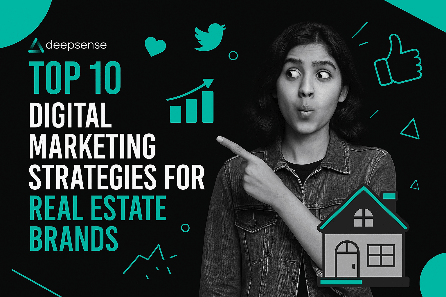 Real estate agent showcasing a property via digital marketing tools.