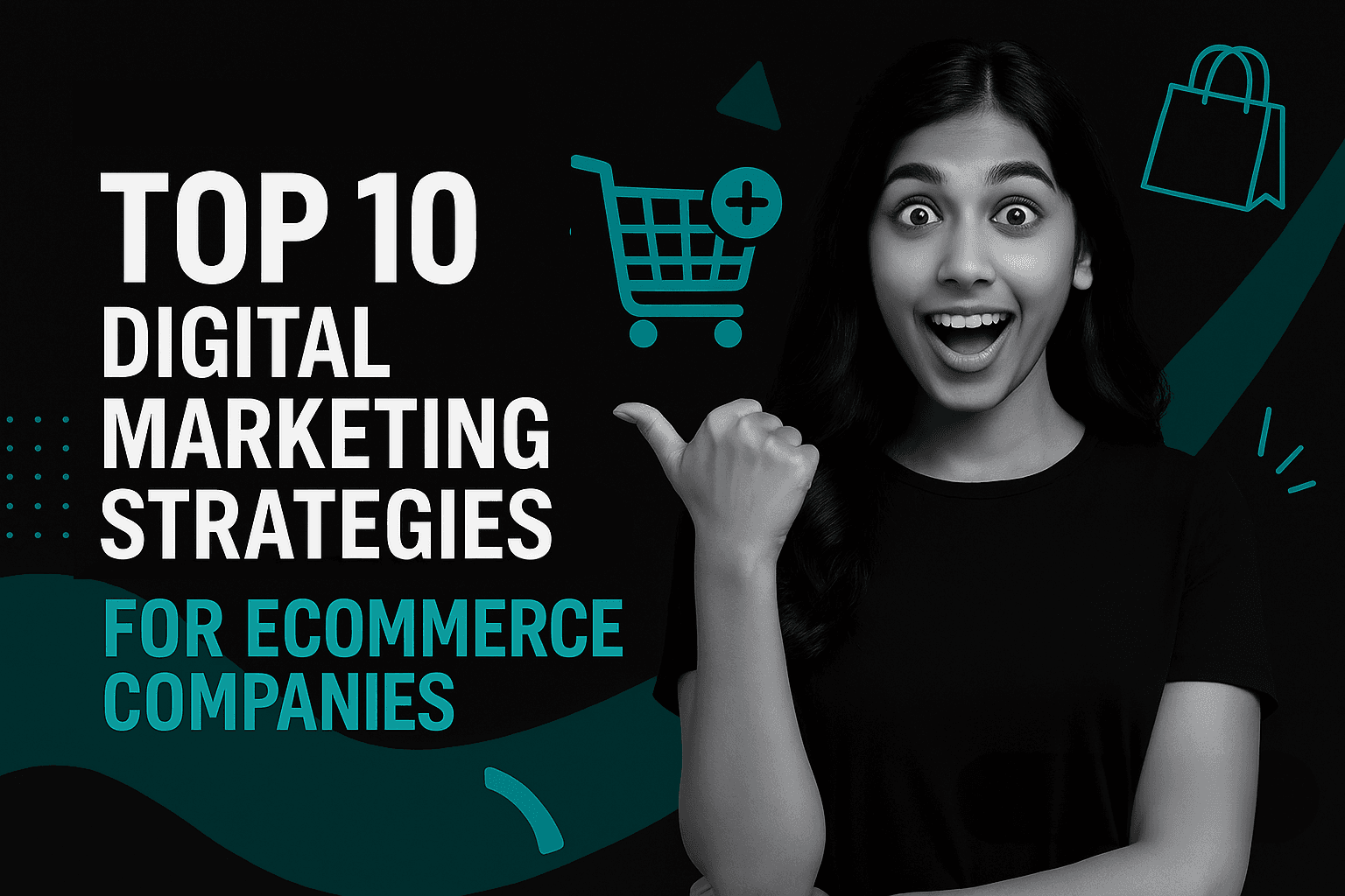 E-commerce digital marketing strategy dashboard showing growth analytics