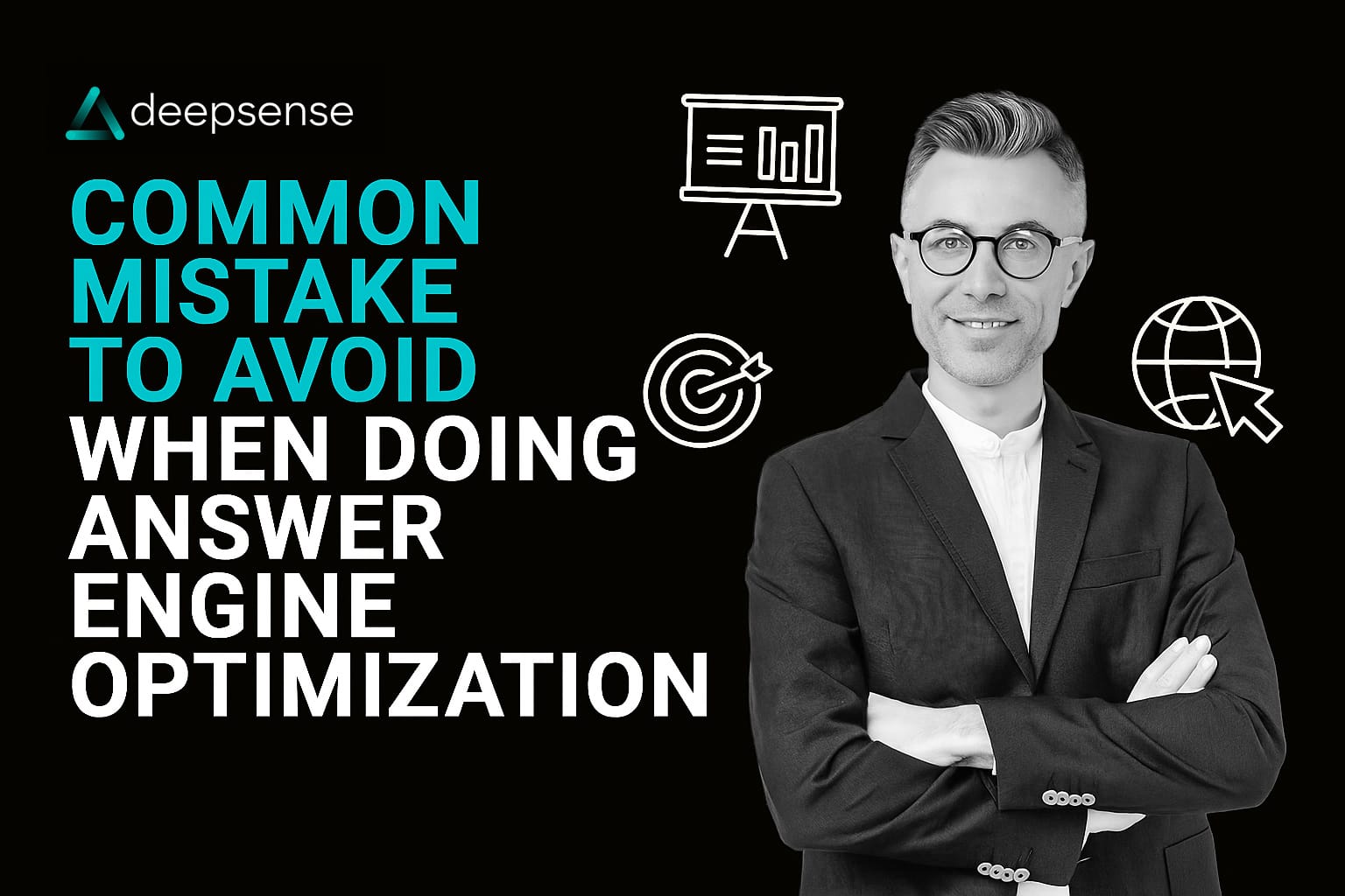 Illustration of an AI engine bypassing poorly structured content for optimized answers