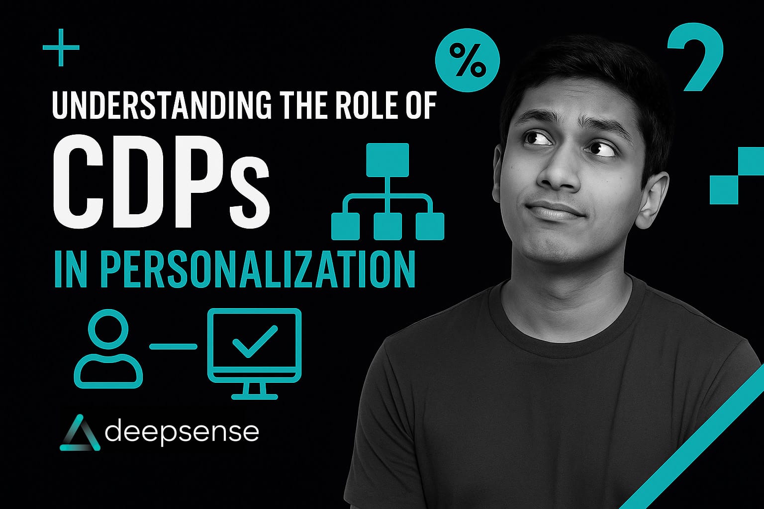 Illustration showing how a Customer Data Platform unifies customer data across digital touchpoints