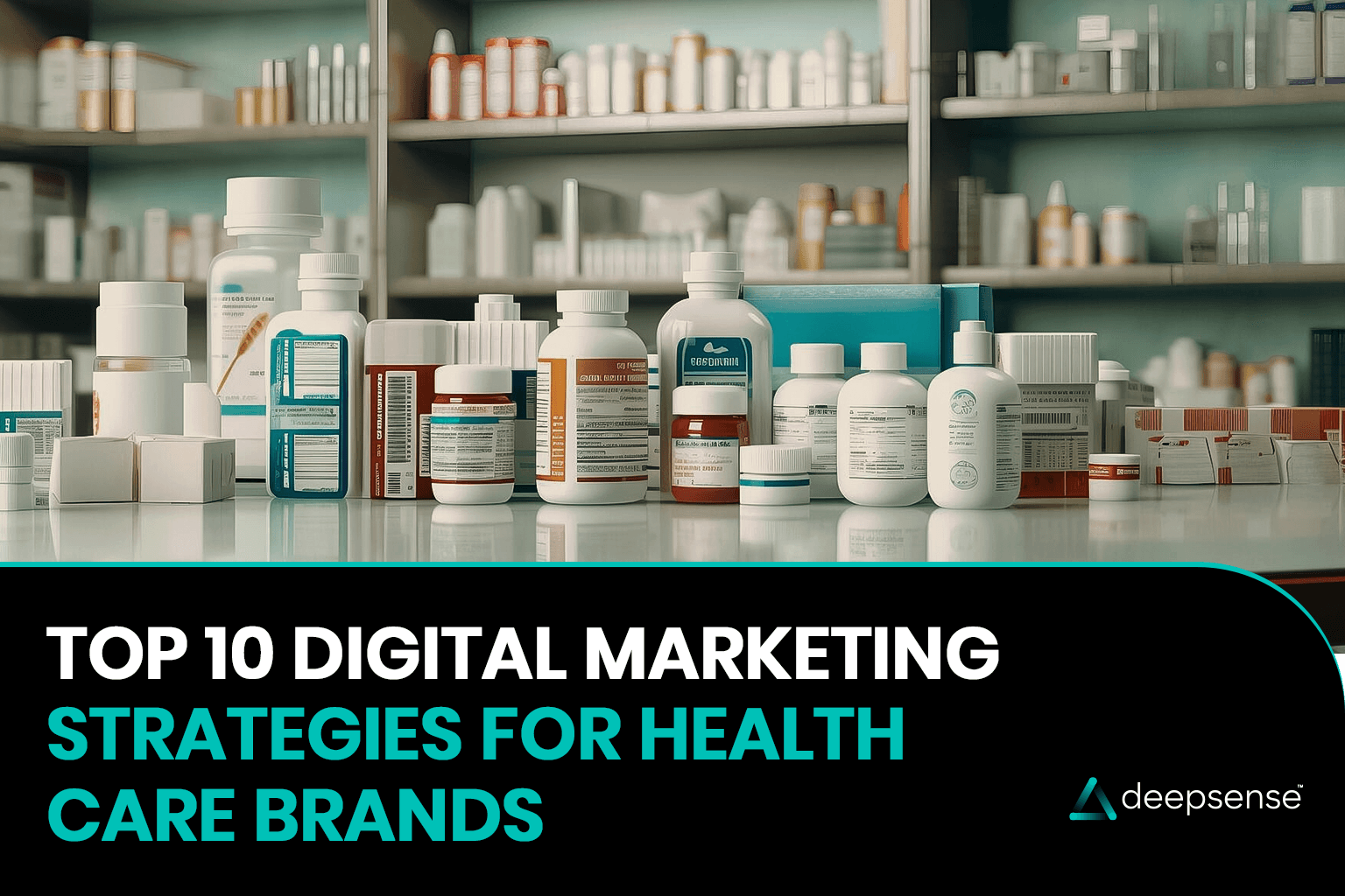 Doctor presenting digital healthcare strategy on screen with patient data and marketing charts