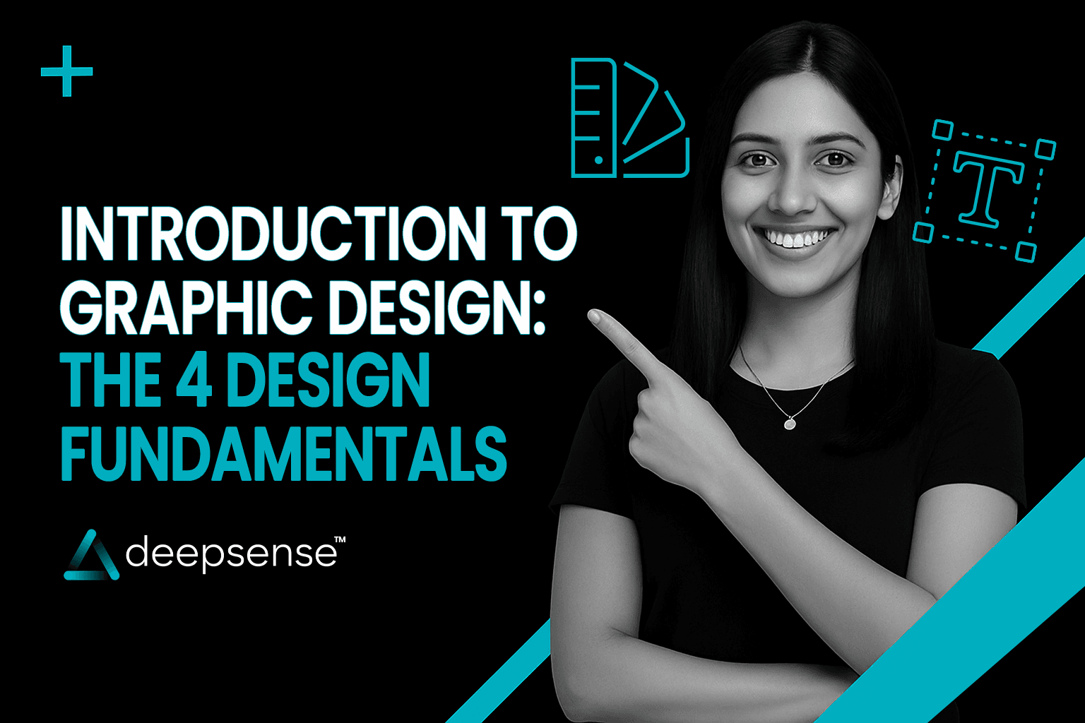 Illustration showing the four CRAP design principles: contrast, repetition, alignment, and proximity in visual layout examples