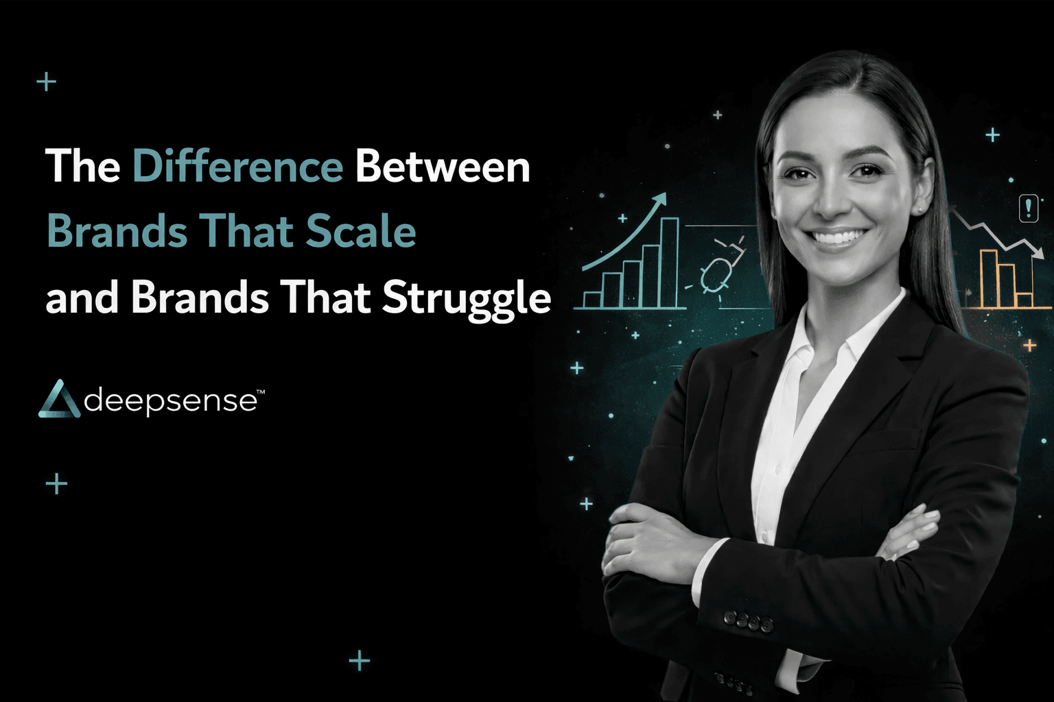 Comparison between scaling brands and struggling businesses in digital marketing