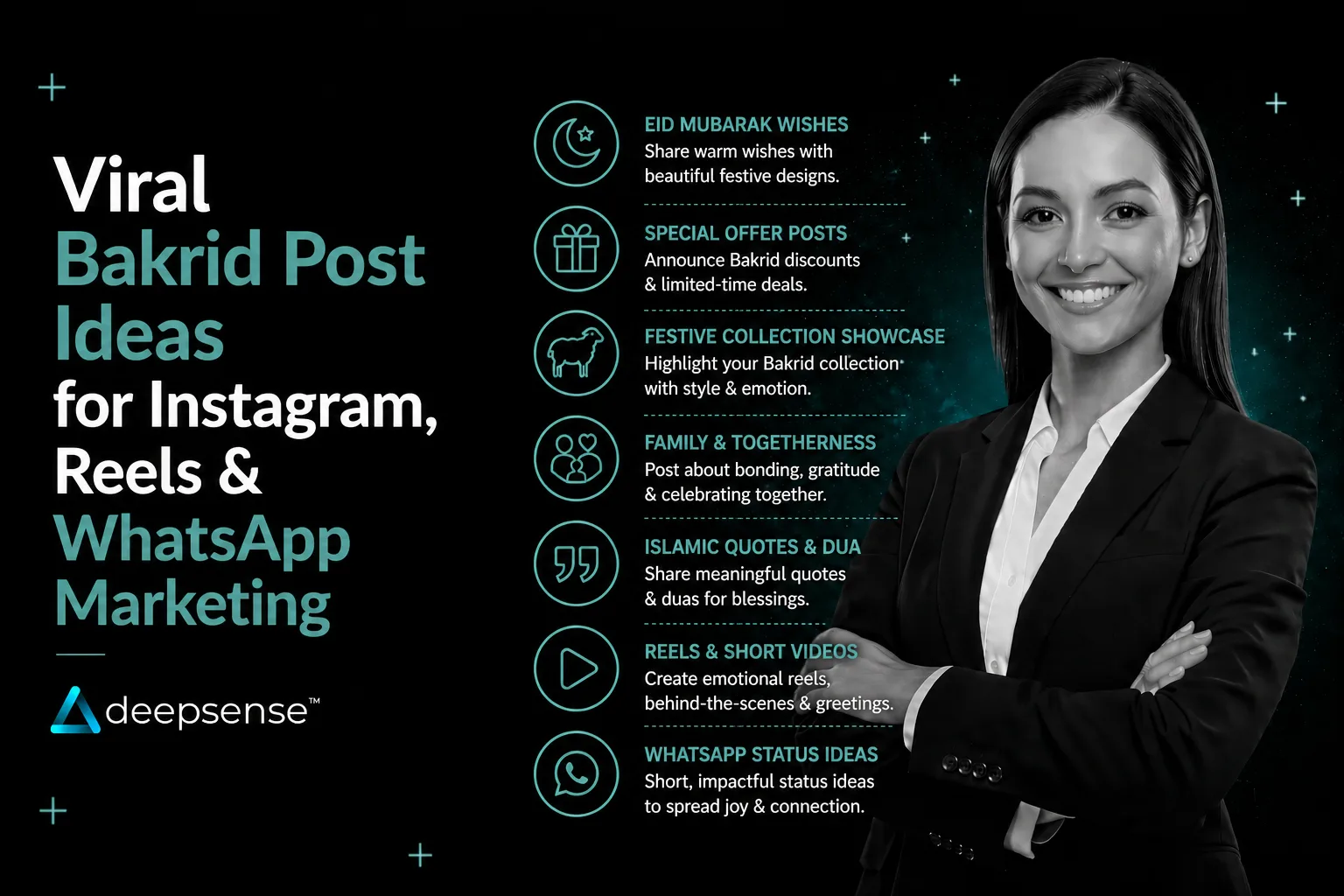 Creative Bakrid Instagram Reels and WhatsApp marketing ideas for festive brand engagement