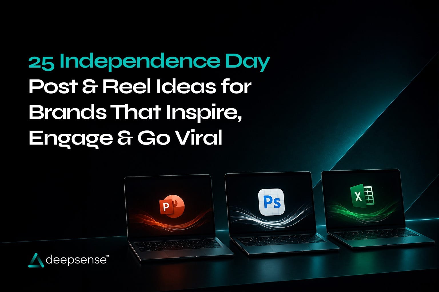 Creative Independence Day social media concept featuring the Indian tricolor, patriotic elements, and digital content ideas for brand posts and reels.