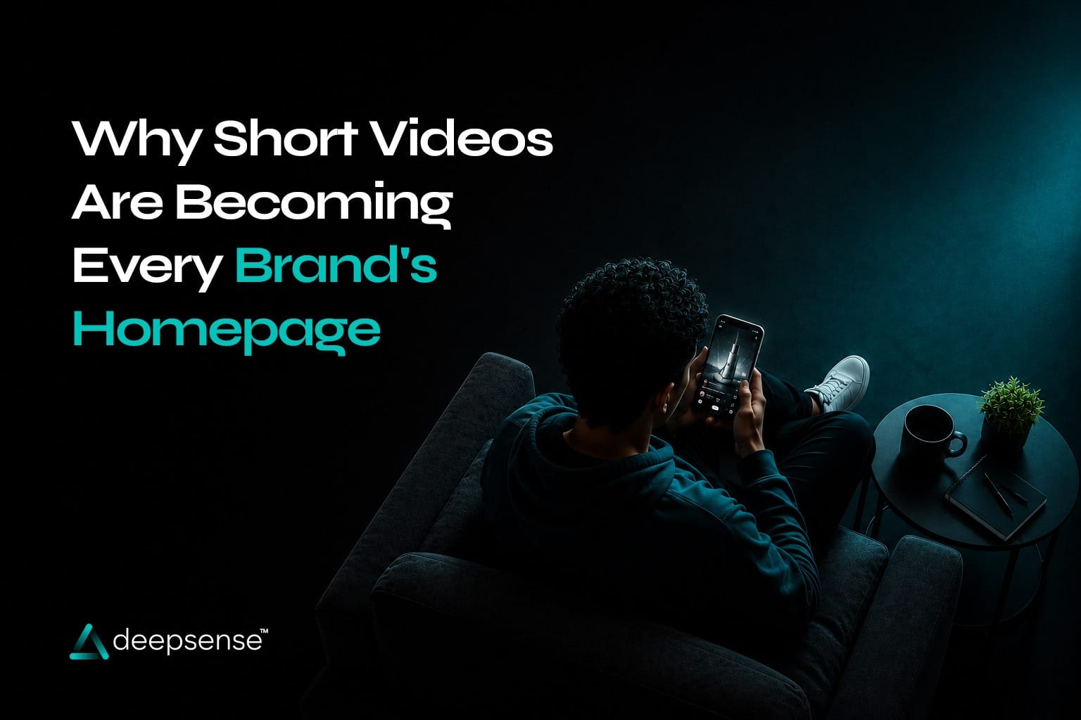 A mobile screen displaying short-form videos, representing how brands use video-first content to engage audiences and showcase products.