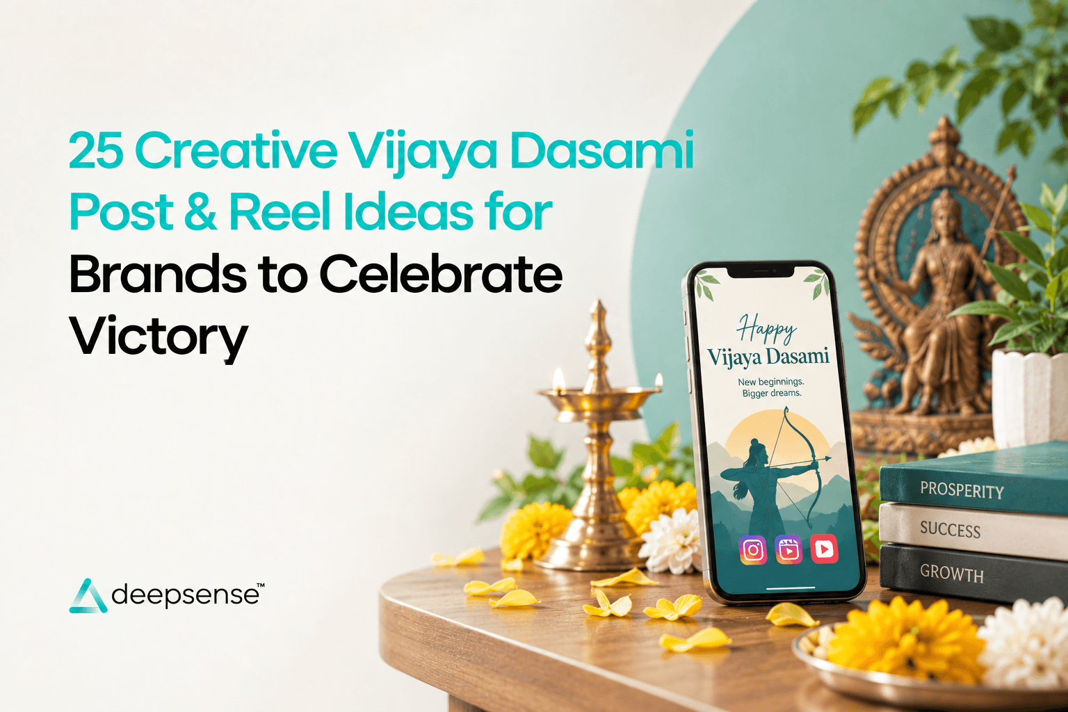Creative Vijaya Dasami post and reel ideas for brands